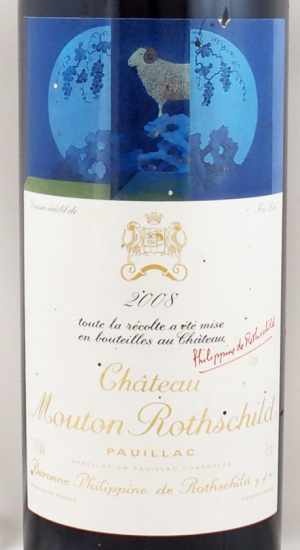 2008年 シャトー ムートン ロートシルト CHATEAU MOUTON ROTHSCHILD の ...