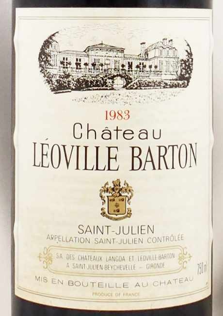 1983年 シャトー レオヴィル バルトン CHATEAU LEOVILLE BARTON の販売