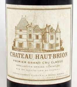 1973年 シャトー オー ブリオン CHATEAU HAUT BRION の販売