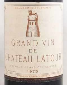 1975年 シャトー ラトゥール CHATEAU LATOUR の販売[ヴィンテージ