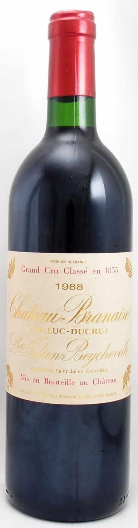 1988年 シャトー ブラネール デュクリュ CHATEAU BRANAIRE DUCRU