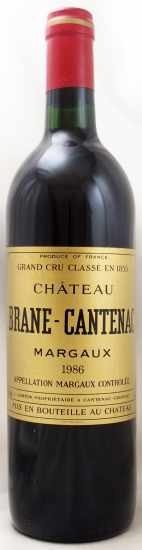 1986年 シャトー ブラーヌ カントナック CHATEAU BRANE CANTENAC の