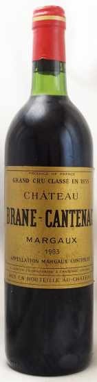 1983年 シャトー　ブラーヌ　カントナック CHATEAU BRANE CANTENAC