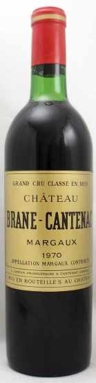 1970年 シャトー　ブラーヌ　カントナック CHATEAU BRANE CANTENAC
