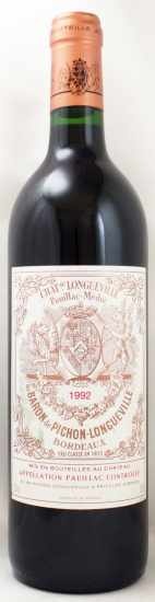 1992年 シャトー　ピション　ロングヴィル　バロン CHATEAU PICHON LONGUEVILLE BARON