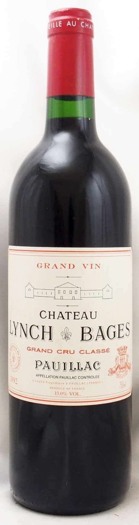 1992年 シャトー ランシュ バージュ CHATEAU LYNCH BAGES の販売 ...