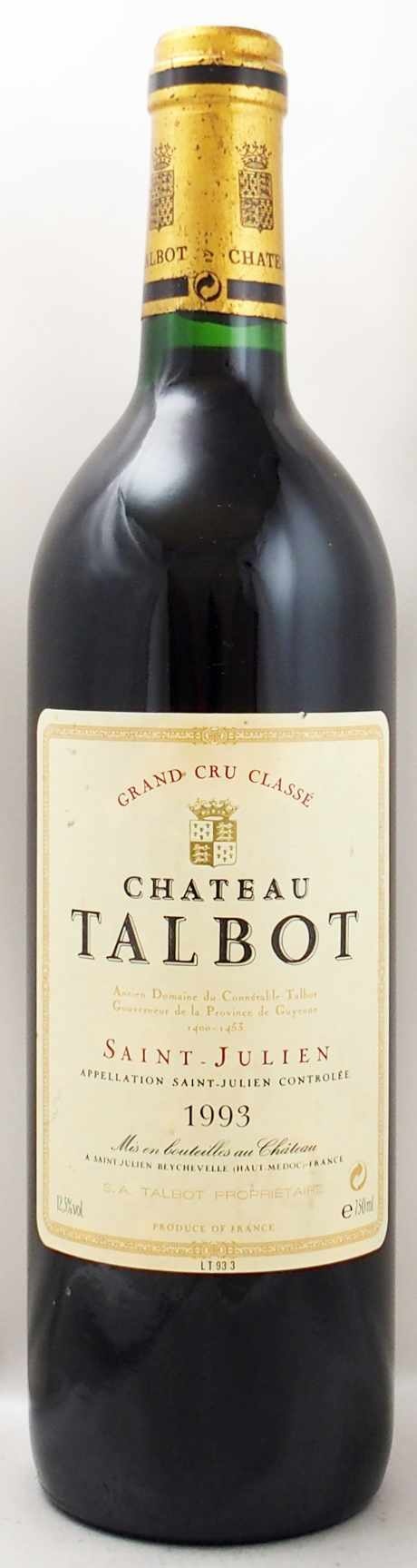 【セラー保管】シャトー・タルボ（Chateau Talbot）1998 1998 Château Talbot - CellarTracker