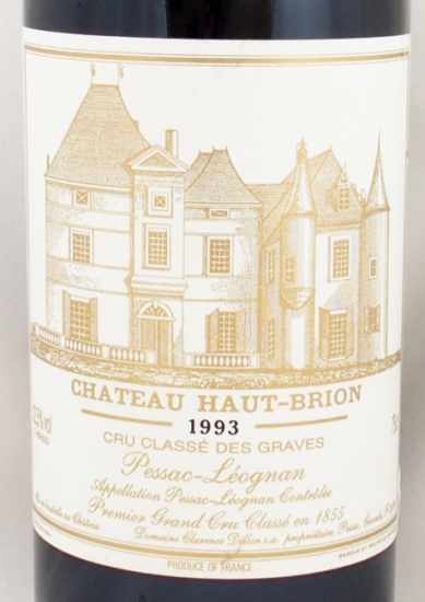1993年 シャトー オー ブリオン CHATEAU HAUT BRION の販売