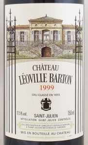 1999年 シャトー レオヴィル バルトン CHATEAU LEOVILLE BARTON の販売