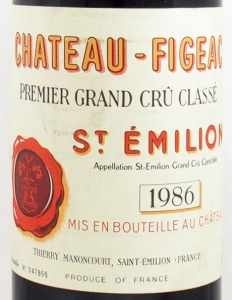 完売】1986年 シャトー フィジャック CHATEAU FIGEAC