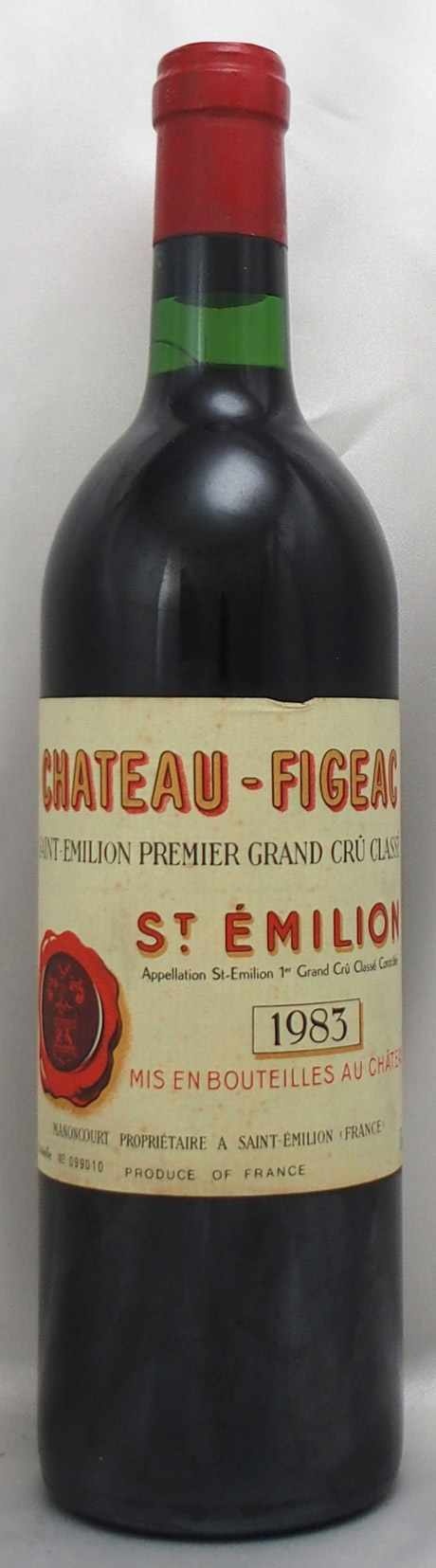 種類赤フランス サン・テミリオン シャトー フィジャック 1983年