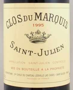 1995年 クロ デュ マルキ CLOS DU MARQUIS