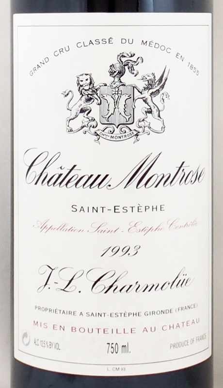 1993年 シャトー モンローズ CHATEAU MONTROSE の販売[ヴィンテージ ...