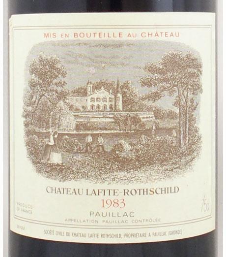 送料無料】1983年 シャトー ラフィット ロートシルト CHATEAU LAFITE