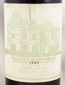 1984年 シャトー オー ブリオン CHATEAU HAUT BRION の販売