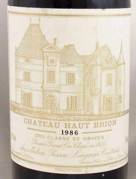 1986年 シャトー　オー　ブリオン（赤ワイン）