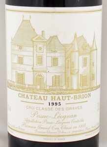 1995年 シャトー オー ブリオン CHATEAU HAUT BRION の販売