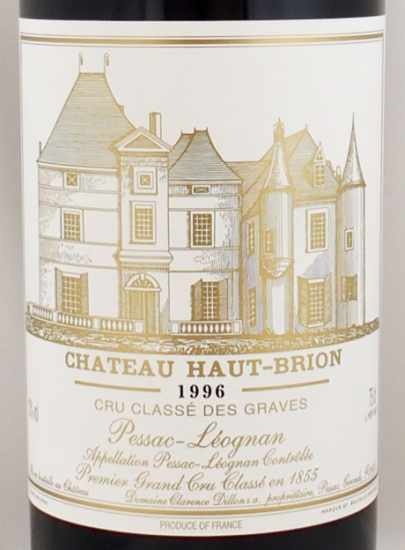 1996年 シャトー オー ブリオン CHATEAU HAUT BRION の販売