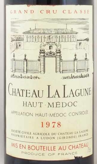 1978年 シャトー ラ ラギューヌ CHATEAU LA LAGUNE の販売