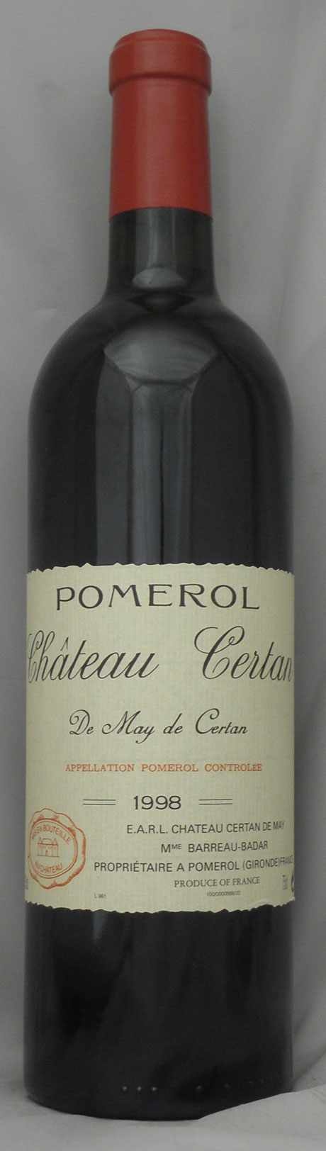 シャトー セルタン ド メイの在庫一覧 CHATEAU CERTAN DE MAY｜年号