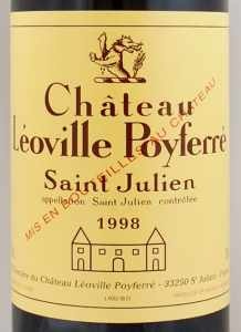 1998年 シャトー レオヴィル ポワフェレ CHATEAU LEOVILLE POYFERRE の