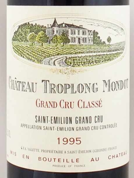 完売】1995年 シャトー トロロン モンド CHATEAU TROPLONG MONDOT