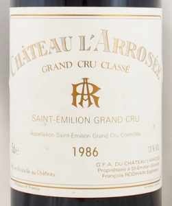 1986年 シャトー ラロゼ CHATEAU L'ARROSEE の販売[ヴィンテージワイン