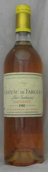 1985年 シャトー　ド　ファルグ CHATEAU DE FARGUES