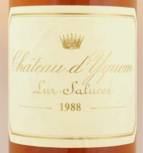 1988年 シャトー ディケム CHATEAU YQUEM の販売[ヴィンテージワイン