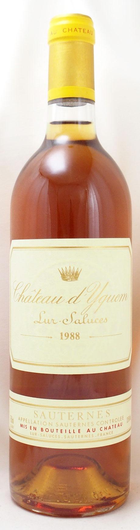 送料無料】1988年 シャトー ディケム CHATEAU YQUEM