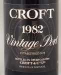 1982年 クロフト　ヴィンテージ　ポート CROFT VINTAGE PORT