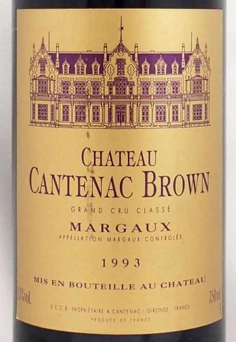 シャトー カントナック ブラウンの在庫一覧 CHATEAU CANTENAC BROWN