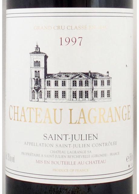 シャトーラグランジュ1997 1997年 シャトー ラグランジュ CHATEAU LAGRANGE