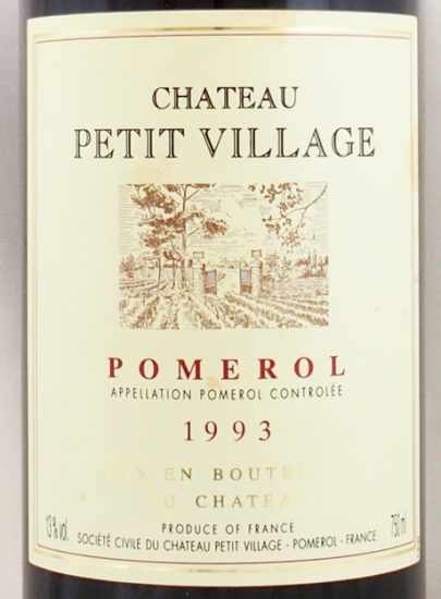 1993年 シャトー プティ ヴィラージュ CHATEAU PETIT VILLAGE の販売