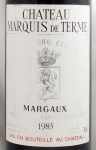 1983年シャトー マルキ ドゥ テルム CHATEAU MARQUIS DE TERME