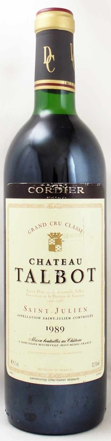 1989年 シャトー タルボ CHATEAU TALBOT