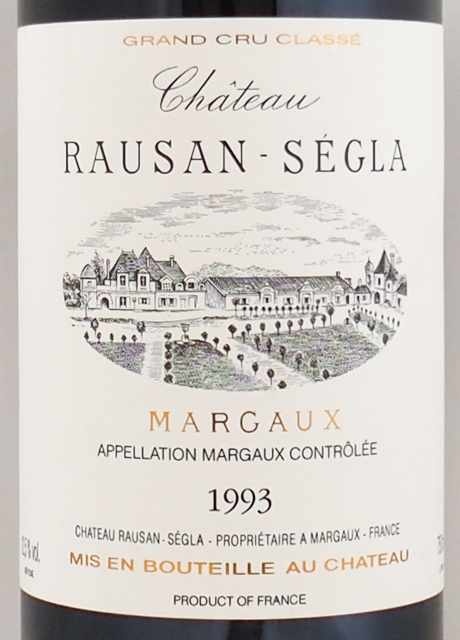 1993年 シャトー ローザン セグラ CHATEAU RAUSAN SEGLA の販売