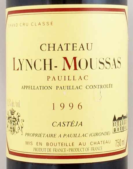 1996年 シャトー ランシュ ムーサ CHATEAU LYNCH MOUSSAS