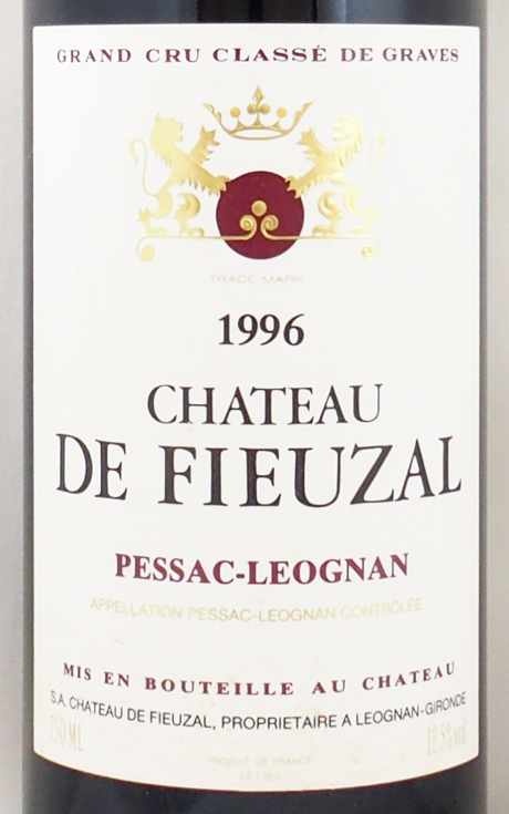 1996年 シャトー ド フューザル CHATEAU DE FIEUZAL の販売[ヴィンテージワインショップのNengou-wine.com]