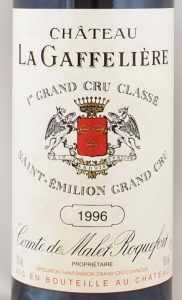 1996年シャトー ラ ガフリエール CHATEAU LA GAFFELIERE