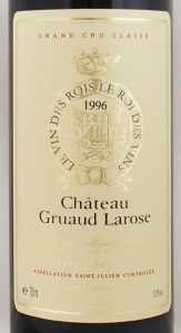 1996年 シャトー グリュオ ラローズ CHATEAU GRUAUD LAROSE の販売