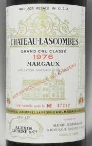 1976年シャトー　ラスコンブ CHATEAU LASCOMBES