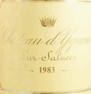 1983年 シャトー ディケム CHATEAU YQUEM の販売[ヴィンテージワイン