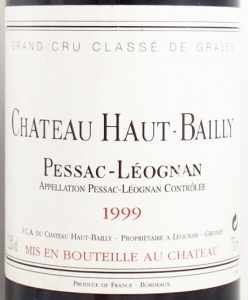 1999年シャトー オー バイィ CHATEAU HAUT BAILLY