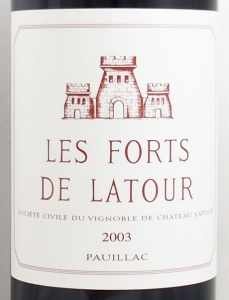 2003年 レ フォール ド ラトゥール LES FORTS DE LATOUR の販売