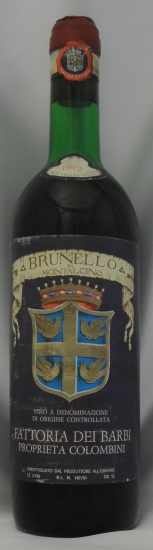 1972年 ブルネッロ　ディ　モンタルチーノ BRUNELLO DI MONTALCINO