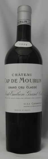 1934年 シャトー　カップ　ド　ムールラン CHATEAU CAP DE MOURLIN