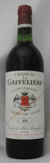 1978年 シャトー　ラ　ガフリエール CHATEAU LA GAFFELIERE