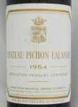 1964年シャトー ピション ロングヴィル コンテス ド ラランド CHATEAU PICHON LONGUEVILLE COMTESSE DE LALANDE