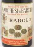 1957年 マルケージ　ディ　バローロ MARCHESI DI BAROLO 